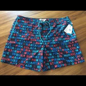 Original Penguin Mens Swim Trunk